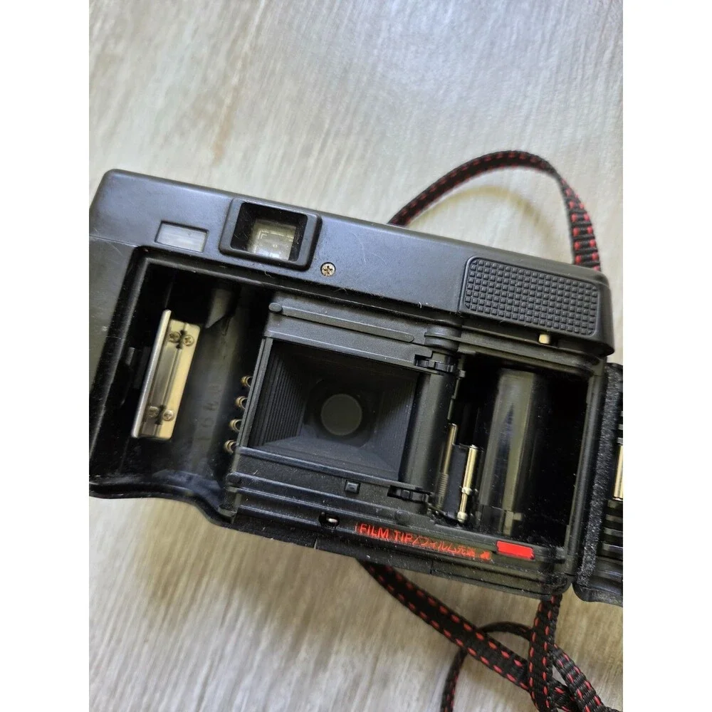 Nikon One Touch 35mm Point & Shoot Film Camera Black Vintage Untested Japan